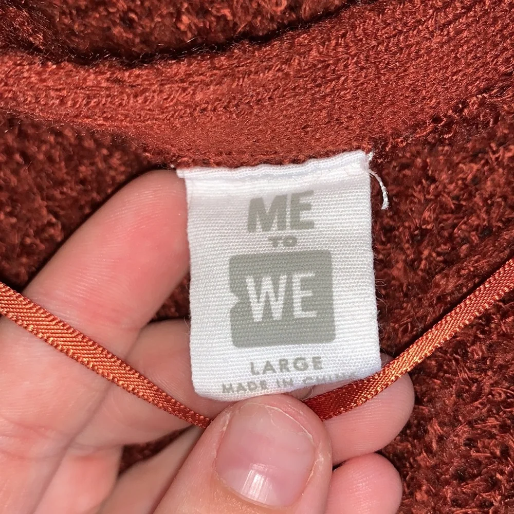 Maroon Cropped Sweater - Picture 2 of 5